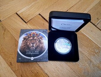 Investiční mince Český lev s hologramem 2023