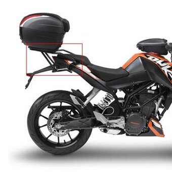 Nosič kufru GIVI na KTM Duke 125/200/390