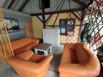 Sedací souprava ekokůže 3,2,1