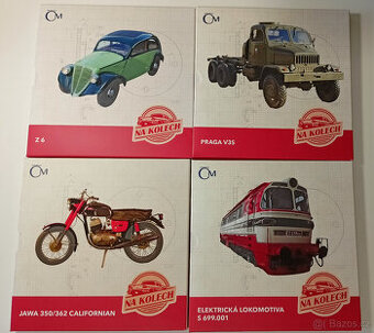 Sada 4 mincí ze série Na kolech 2024