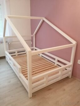 Domečková postel vel. 120x200 cm