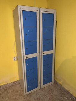 Kovové šatní skříňky / boxy na klíč – Olomouc