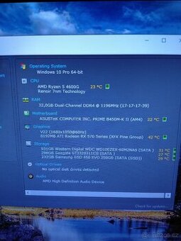 Herní PC Ryzen ,, prodej bez HDD