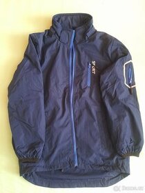 Modrá jarní bunda vel. 146(spíše 140)