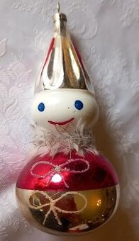 Vánoční ozdoba Sněhulák, RETRO