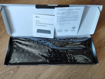 Málo používaná bezdrátová klávesnice c-tech v záruka