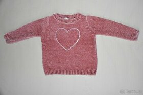Svetr se srdíčkem vel.92