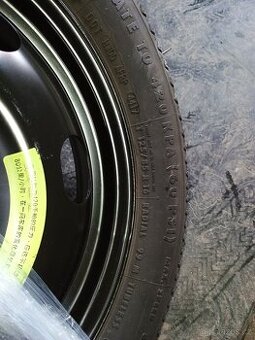 Dojezdové úzké kolo pneumatika disk 4x108 16 rezerva úzká -