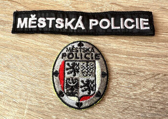 nášivky Městské policie označení policejní