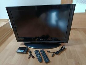 ECG LCD TV 26" + Set-top box DVB-T2 EMOS EM190-S