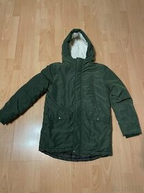 Zelená zimní bunda (velikost 152) - 1