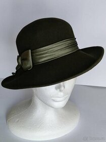 Dámský klobouk Natur Haar, tm. zelený, pošta 65.-