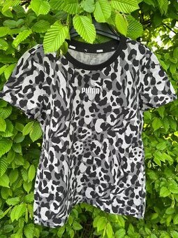 Dívčí strakaté tričko Puma vel. 140