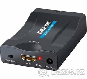VHS,PS 2,DVD převodník ze Scart do Hdmi s 1080p
