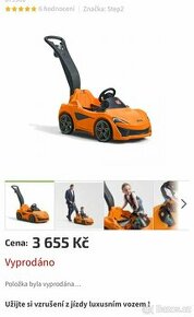 Auto s vodící tyčí MCLaren