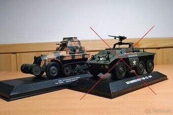 Mix Modelů Vojenské Techniky - 1:43 a 1:72