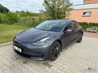 Tesla Model 3, Performance 513hp, refresh, DPH: 536/649 TCZK