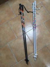 Hůlky sjezdové 100 a 95 cm dětské