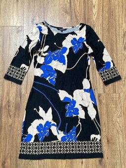 Elastické květované šaty Debenhams (vel. 38/M) - 1
