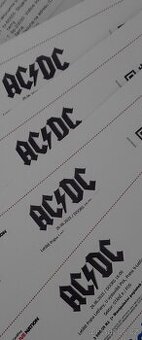 AC/DC stání A pod pódium