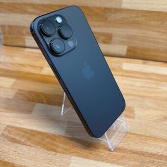 iPhone 14 Pro 256GB, černý, 100% baterie (rok záruka)