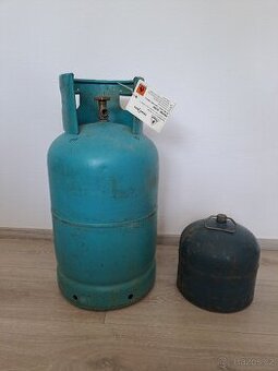 Propanbutanová láhev - 10 kg a 2 kg