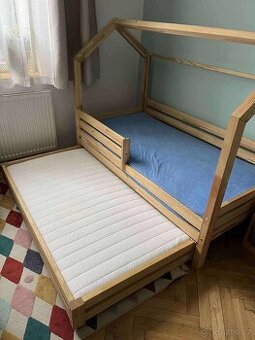 Domečková postel Elis Design se šuplíkem 160x80cm