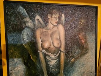 Obraz Čert / Mikuláš a Anděl - Divčí AKT