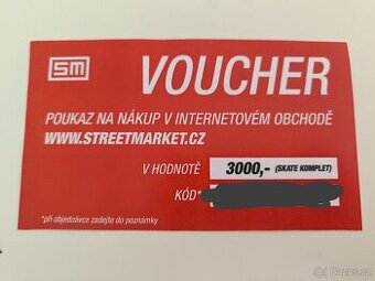 Voucher do Streetmarket.cz