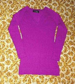 Dámský vínový svetřík zn. Luxury On Line v. M/L