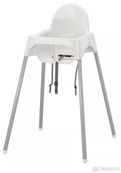 Dětská plastová jídelní židlička
