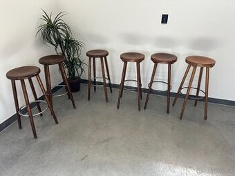 6ks Barová židle. Rustikální barovky