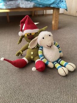 Ručně vyrobení pletení plyšáci