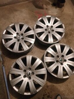 4ks alu disky orig. Škoda 5x112 r17