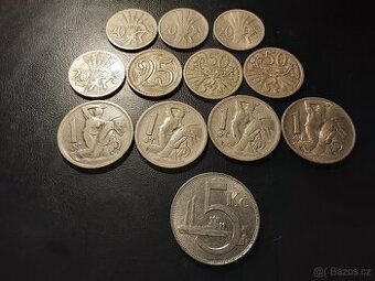 Mince-1.republika 12ks-sbírka