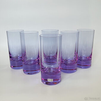 Moser Whisky Set 6x maxi sklenice 350ml, Alexandrit