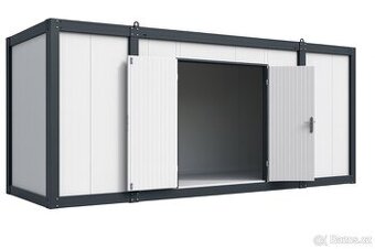 Skladový kontejner 6 × 2,4 m, dvoukřídlé dveře 1700x1900 mm