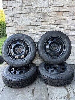 Prodám plechová kola se zimními pneumatikami