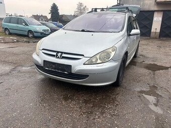 Peugeot 307 naraznik, svetla, kapota, blstniky