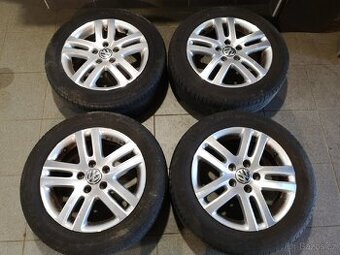Vw Golf, Caddy alu + letní 205/55/16.