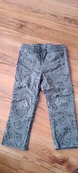 Šedé kalhoty s medvídky vel. 92