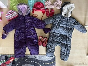 Zimní kombinéza na 12 - 18 m. a boty vel. 20