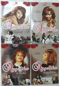 Filmy Angelika na DVD - 4 kusy