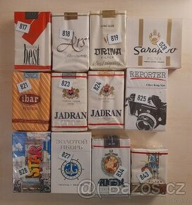 stare cigarety zberateľské 12 kusov