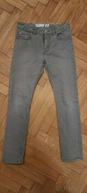 Chlapecké šedé džíny s regulací vel. 152 - 1