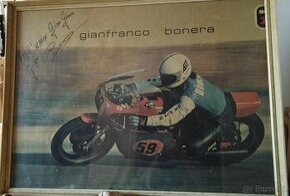 Gianfranco Bonera-plakát s podpisem