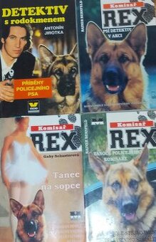 Kniha komisař rex,různé knihy mix - 1
