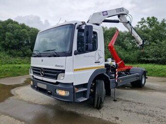 Mercedes Atego 1618 hákový nosič kontejnerů s hyd.rukou - 1