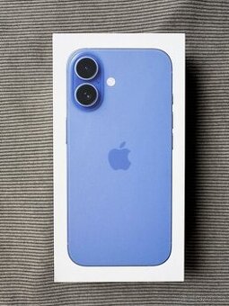 iPhone 16 128GB ultramarínová, nerozbalený, zár.24měsíců