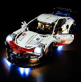 STAVEBNICE LEGO 42096 Porsche 911 RSR + osvětlení auta